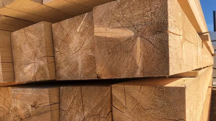 Купить брус естественной влажности 250 × 250 × 6000 мм в Санкт ...